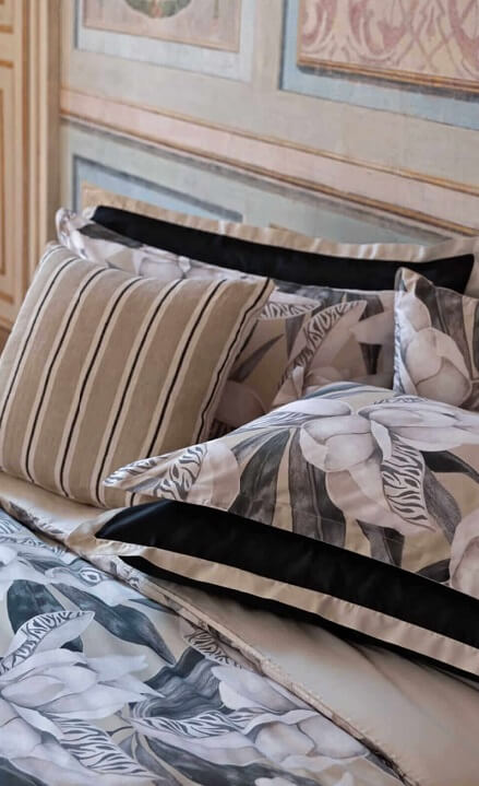 biancheria per la camera da letto